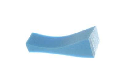 Medium Poly-Pad sponge shoulder rest, blue extra firm