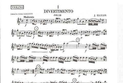 Haydn, F.J.: Sei Divertimenti Vol.1 No.1-3 (violin, Viola, Cello)