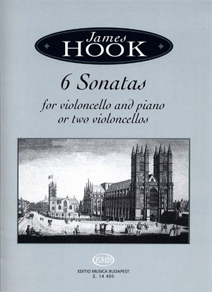 Hook, James: 6 Sonatas for cello & piano or two cellos