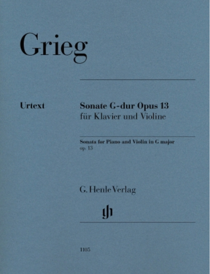 Grieg: Violin Sonata in G Major, Op. 13 (violin & piano) Henle