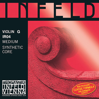 INFELD RED violin G string, silver-wound, medium, by Thomastik-Infeld