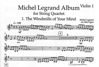 Legrand, Michel (Ligon) Album (string quartet)