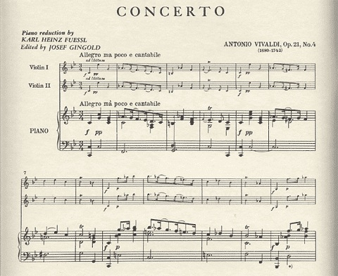 Vivaldi, Antonio: Concerto in c minor F.I.#21#4 (2 violins & piano)