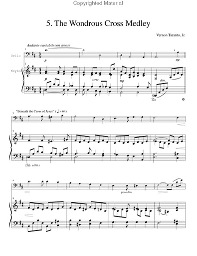 Taranto, Vernon: Hymns Vol.2 (cello & piano)