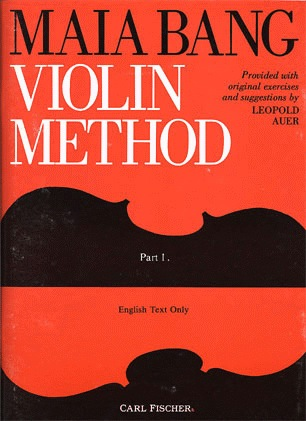Bang, Maia: Violin Method Part 1