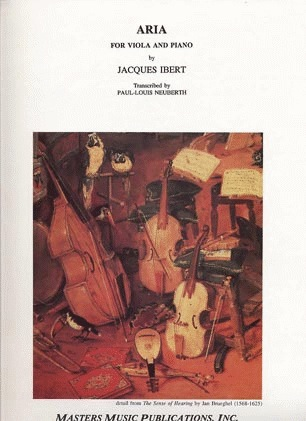 Ibert, Jacques: Aria (viola & piano)
