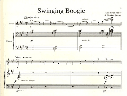 Meier, Hans Dieter: Swinging Boogie (violin, Piano, CD)