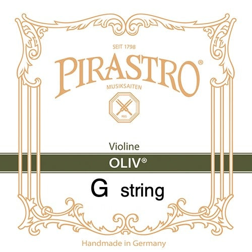 Pirastro OLIV violin G string, gut/gold-silver, medium,