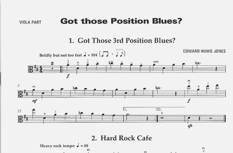 Jones: Position Blues for Viola