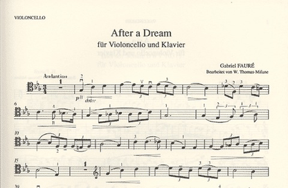 Thomas-Mifune, Werner: Zugaben (Encores) for cello and piano