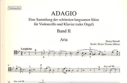 Thomas-Mifune, Werner: Adagio 2-The Most Beautiful Slow Movements (cello & piano)