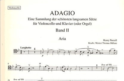 Thomas-Mifune, Werner: Adagio 2-The Most Beautiful Slow Movements (cello & piano)