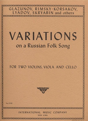 Glazunov, Lyadov, Rimsky-Korsakov, Scriabin: Variations on a Russian Folk Song (string quartet)