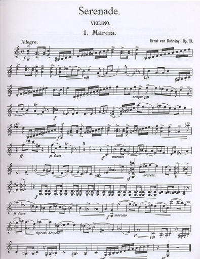 Dohnanyi: Serenade Op.10 (violin, Viola & cello)