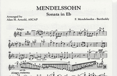 Mendelssohn, Felix (Arnold): Sonata in Eb (viola & piano)