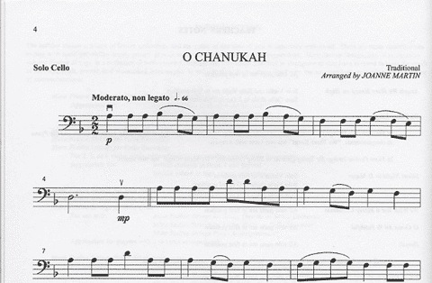 Martin, J.: More Festive Strings (solo cello)