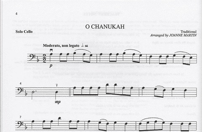 Martin, J.: More Festive Strings (solo cello)