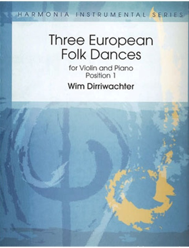 Dirriwachter, Wim: Three European Folk Dances-position 1-(violin & piano)