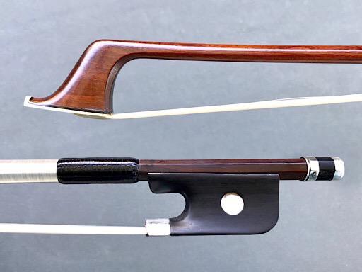 Dominique Peccatte cello bow, Raffin Certificate, silver mounted, grafted under grip 71.2 g. | Metzler Violins