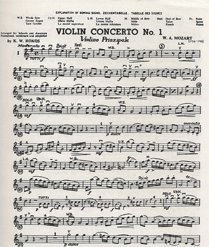Mozart, L.van: Violin Concerto #1 in G (violin & piano)