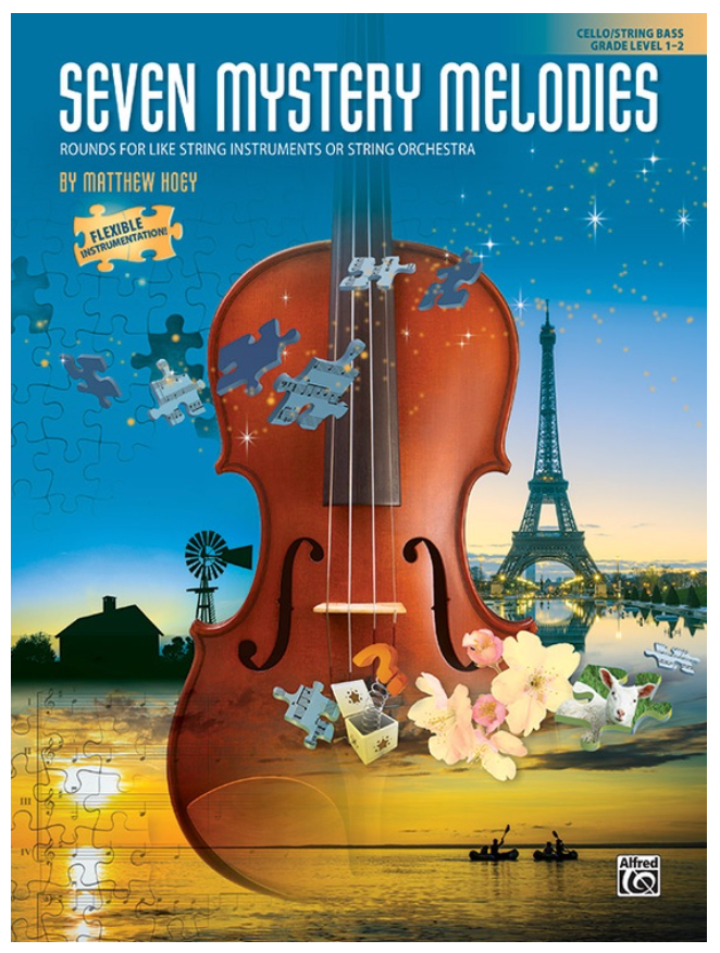 Hoey: Seven Mystery Melodies- Grade Level 1-2 (cello/bass) ALFRED