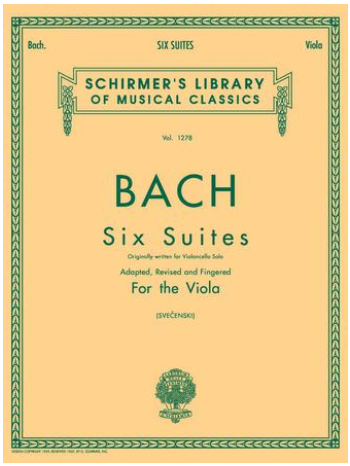 Bach: 6 Suites - Schirmer Library of Classics Volume 1278