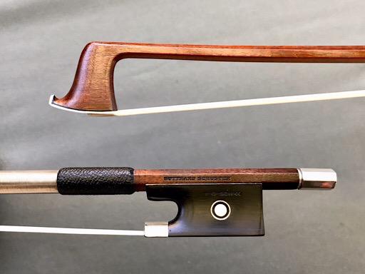 (Sold/paid) Gotthard Schuster silver violin bow, GERMANY, ca 1955