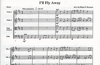 Everson, D.F.: I'll Fly Away (string quartet)
