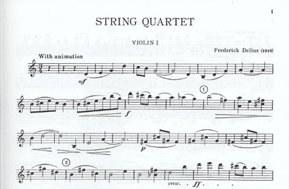 Delius, Frederick: String Quartet