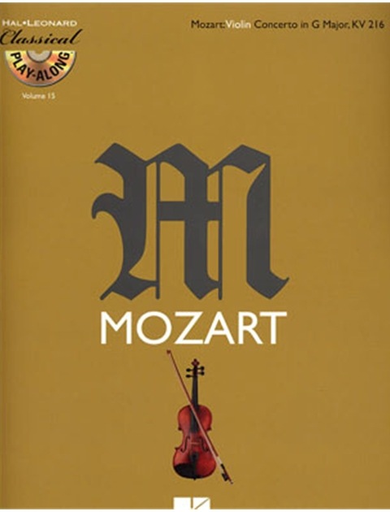 Mozart, W.A.: Violin Concerto #3 KV216 in g (violin & CD accompaniment)