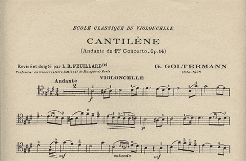 Goltermann, Georg: Cantilene (cello & piano)