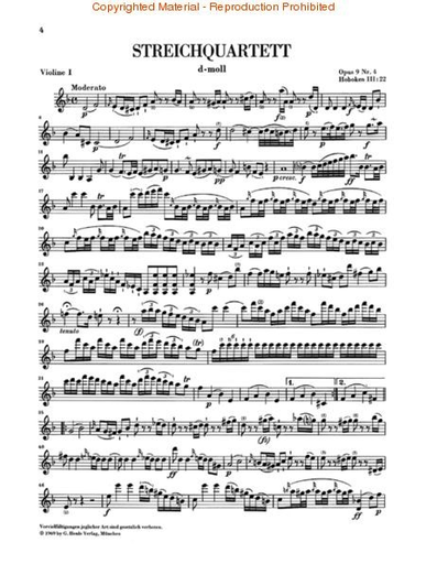 Haydn, F.J. (Feder, ed.): String Quartets, Vol. 2, Op. 9, urtext (2 violins, viola, and cello)