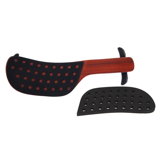 Performa Violin Shoulder Rest, 4/4, Padauk wood, by Cyrus Creations