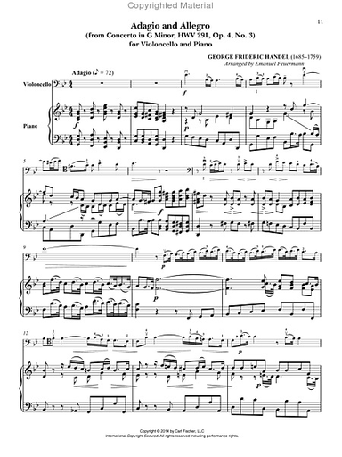 Feldman, Marion: The Feuermann Legacy-Six Solo Pieces from Emanuel Feuermann's Repertoire (cello & piano )