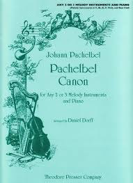 Pachelbel, Johann (Dorff): Canon (2 or 3 melody instruments in C, bb, eb, f, Viola, bass)