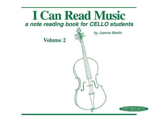 Martin, Joanne: I Can Read Music Volume 2 (Cello)
