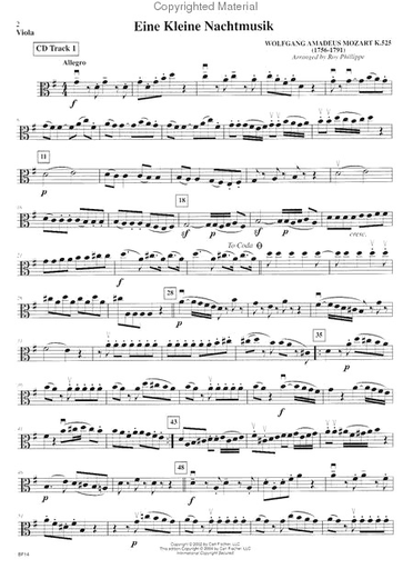Phillippe, Roy: Playing with the Orchestra - Classics (viola CD)