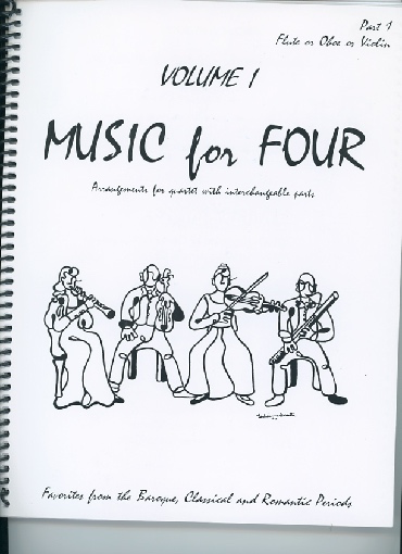 Kelley, Daniel: Music for Four Vol.1 Favorites from the Baroque, Classical & Romantic Periods (Violin 1)