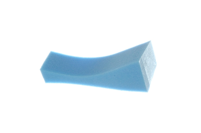Medium Poly-Pad sponge shoulder rest, blue extra firm