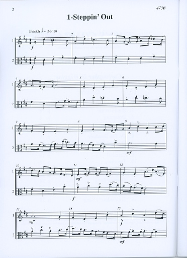 Wiggins, Christopher: Two's Company-Sixteen Little Duets for two equal instruments (violin & viola)