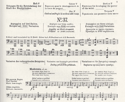 Sevcik, O.: Op.2#5 School of Bowing Technique (Cello)