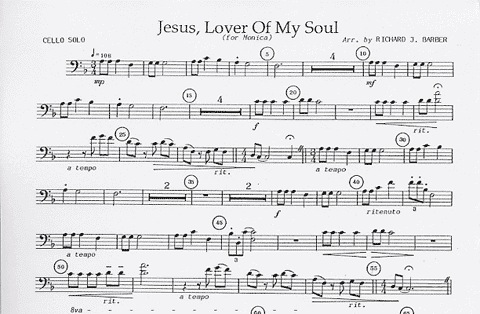 Barber, R.J.: Jesus Lover of My Soul (Cello & Piano)