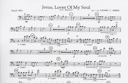 Barber, R.J.: Jesus Lover of My Soul (Cello & Piano)