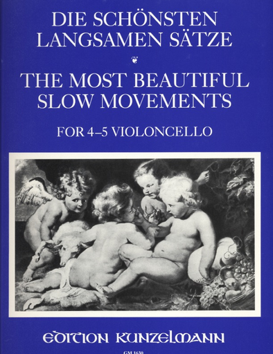 Theuersbacher, Benno: The Most Beautiful Slow Movements for 4-5 Cellos (parts)