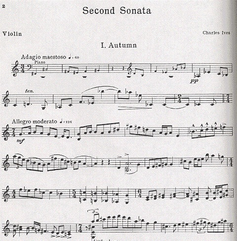 Ives, Charles: Sonata #2 (Violin & Piano)