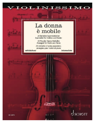 Birtel: La Donna e Mobile - Popular Opera Melodies(violin, piano) Schott
