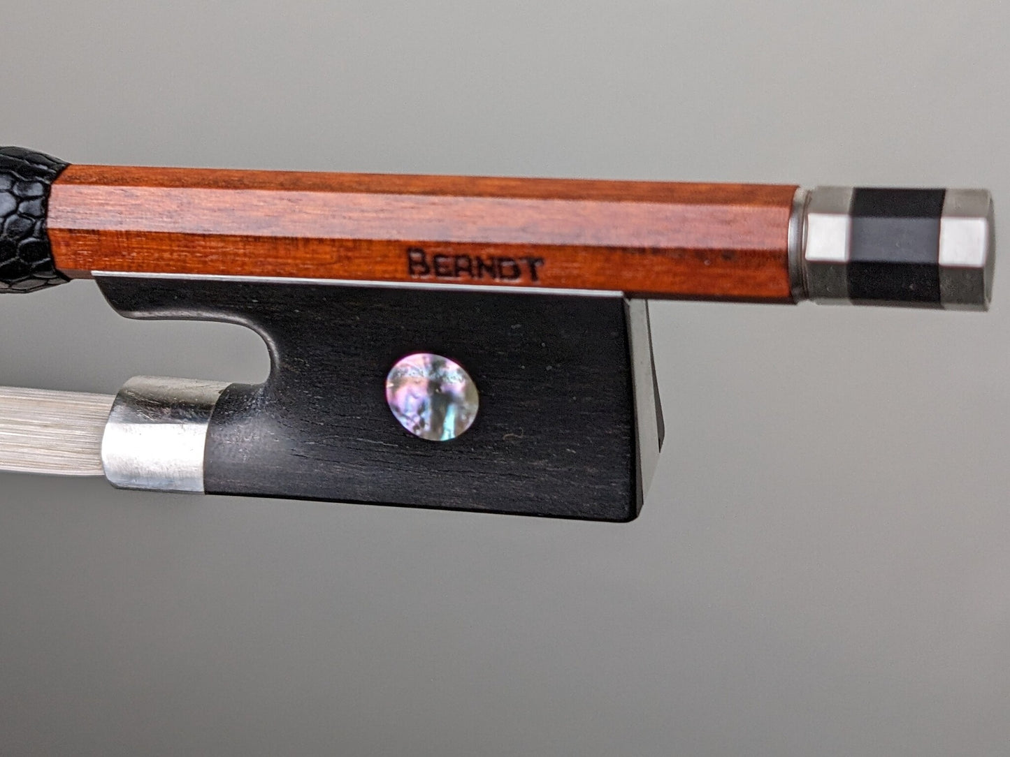 Jesse Berndt silver violin bow, Minneapolis, MN, 58.6g | Metzler Violins
