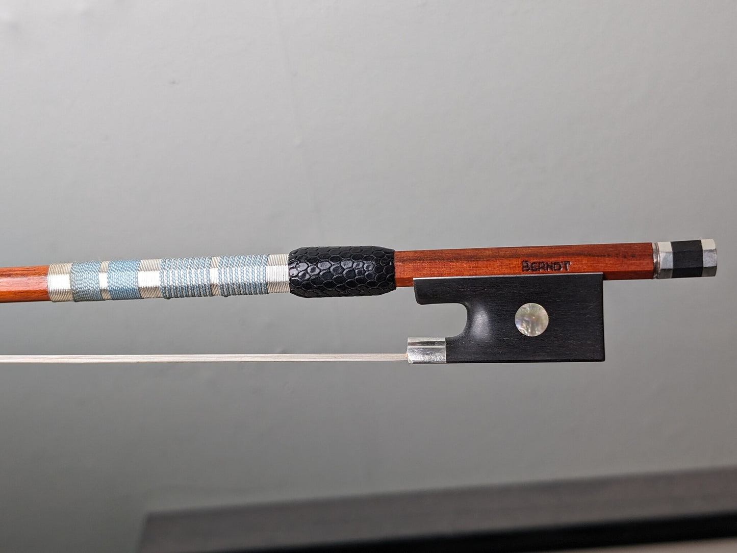 Jesse Berndt silver violin bow, Minneapolis, MN, 58.6g | Metzler Violins