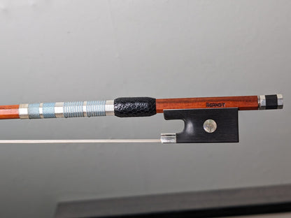 Jesse Berndt silver violin bow, Minneapolis, MN, 58.6g | Metzler Violins