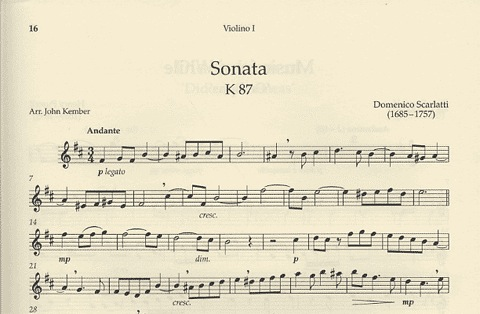 Kember, J. (arr): Baroque Pieces for String Quartet (2 violins, viola, and cello)